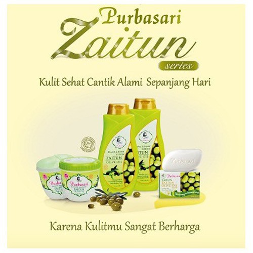 (KECIL) PURBASARI HAND &amp; BODY LOTION ZAITUN 100 ML