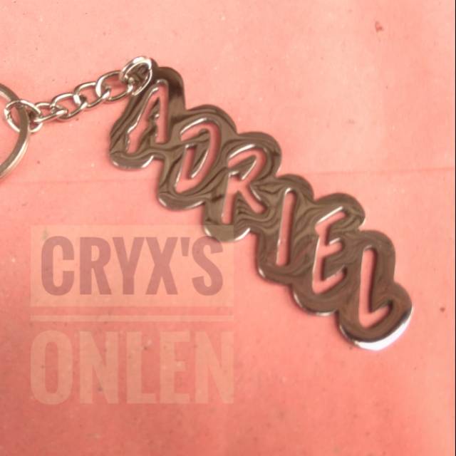 Gantungan Kunci Custom Nama Sendiri