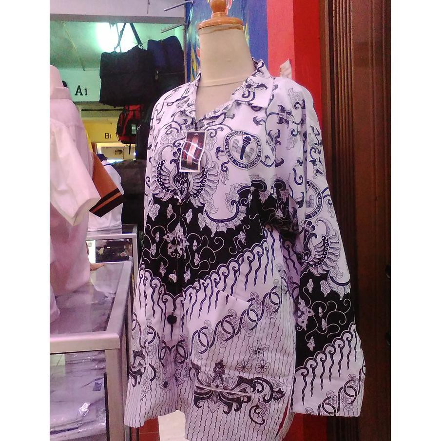 HOT - SERAGAM GURU BAJU BATIK PGRI LAKI-LAKI DAN PEREMPUAN SIZE S - L5