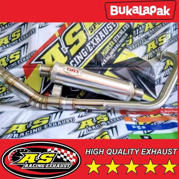 Promo Terlaris KNALPOT RACING DBS KWS.  KNALPOT DBS THAILAND.  KNALPOT RACING SATRIA FU KARBU DAN