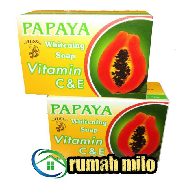 SABUN PAPAYA WHITENING SOAP THAILAND
