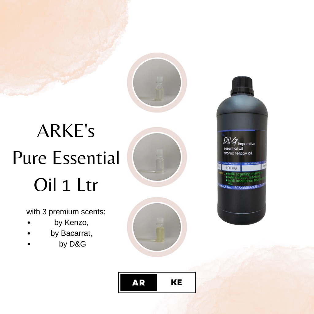 Jual ARKE Aromaterapi Diffuser Refill 1 liter minyak atsiri murni 100