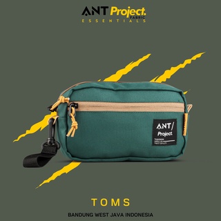 ANT PROJECT - Tas Pouch Mini Bags - Tas Tangan Dopp kit Hijau Botol