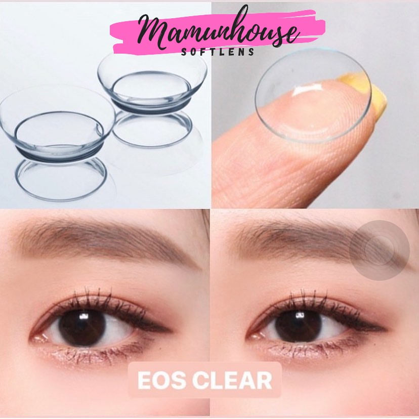 ORIGINAL EOS KITTY KAWAII Bening / Transparan / CLEAR MINUS TINGGI SOFTLENS SOFLENS SOFTLENSES