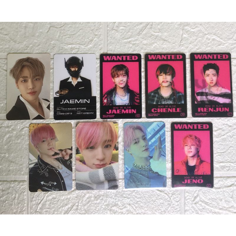 pc jeno glitch mode digipack ver pc jaemin glitch mode digipack ver nct dream 2022 official photocar