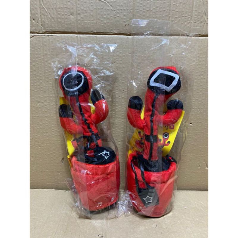 Squid Game Dancing Kaktus Squid Game Dance Squid Game Joget