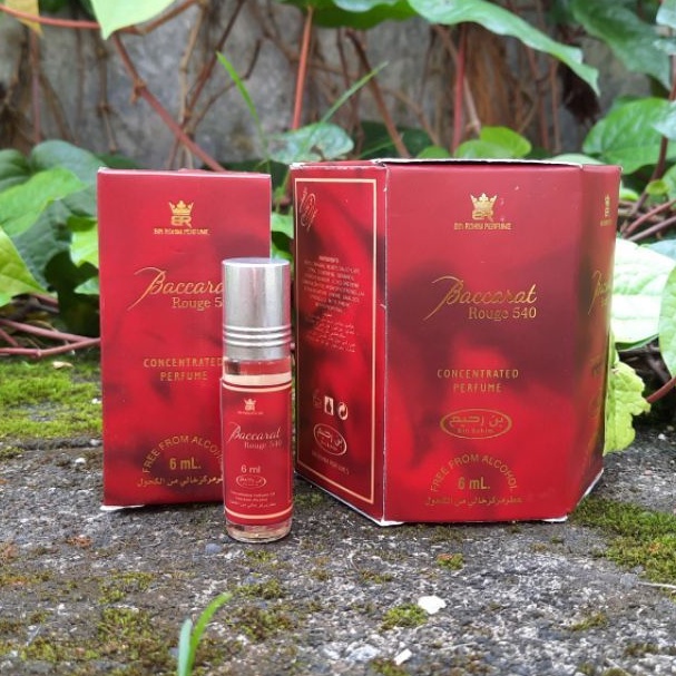 Minyak Wangi Baccarat Kemasan 6ml Parfum Roll On Non Alkohol