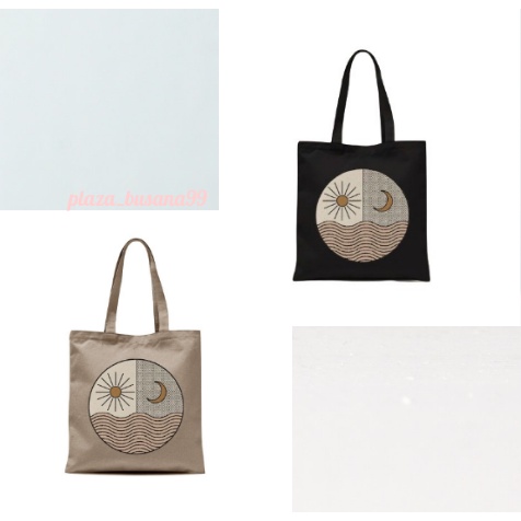 TOTEBAG KODE MOONLIGHT - Tas Totebag Wanita BISA COD DAN SAME DAY