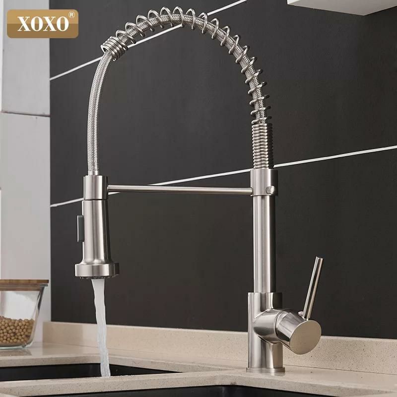 Kran sink panas dingin stainless/ Kran dapur panas dingin