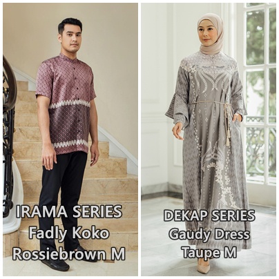 IRAMA SERIES FADLY KOKO BY GEULIS.ID FADLY KOKO FADLY KOKO ROSSIEBROWN M DEKAP SERIES GAUDY DRESS TA