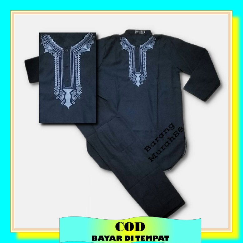 [Kode Produk Rklr04094] Busana Muslim Anak Laki Laki Baju Koko Kurta Anak Laki Laki Cod Setelan Umur
