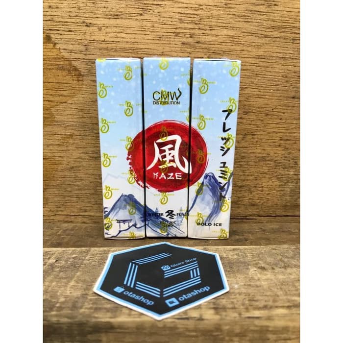 Salt Nic Kaze Winter Fuyu Polo Ice by Cmw Emkay 15ml 35mg liquid pod pods vape vapor pita cukai