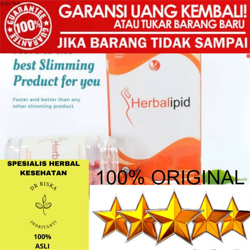 100% ASLI HERBALIPID - SLIMMING CAPSULE
