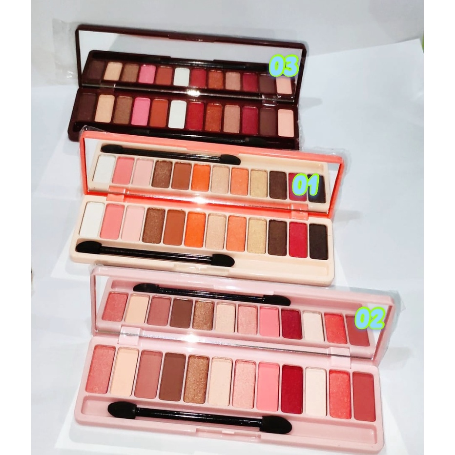 Eyeshadow 12 Colour Palette Eyeshadow Nude Color Eyeshadow Make up Kecantikan Eye Shadow
