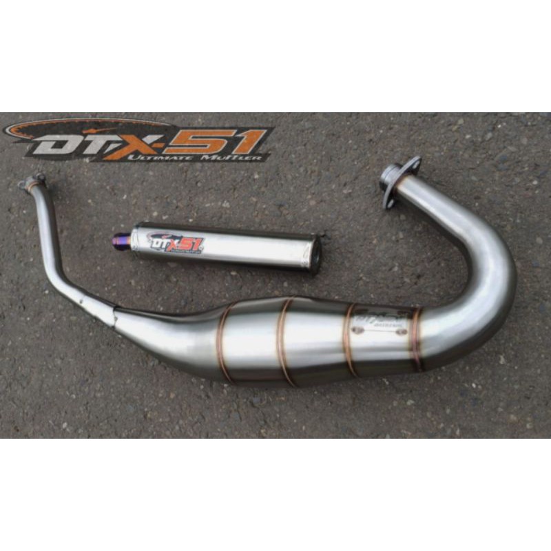 knalpot ninja r rr ss full stainles super cobra type pres DTX51
