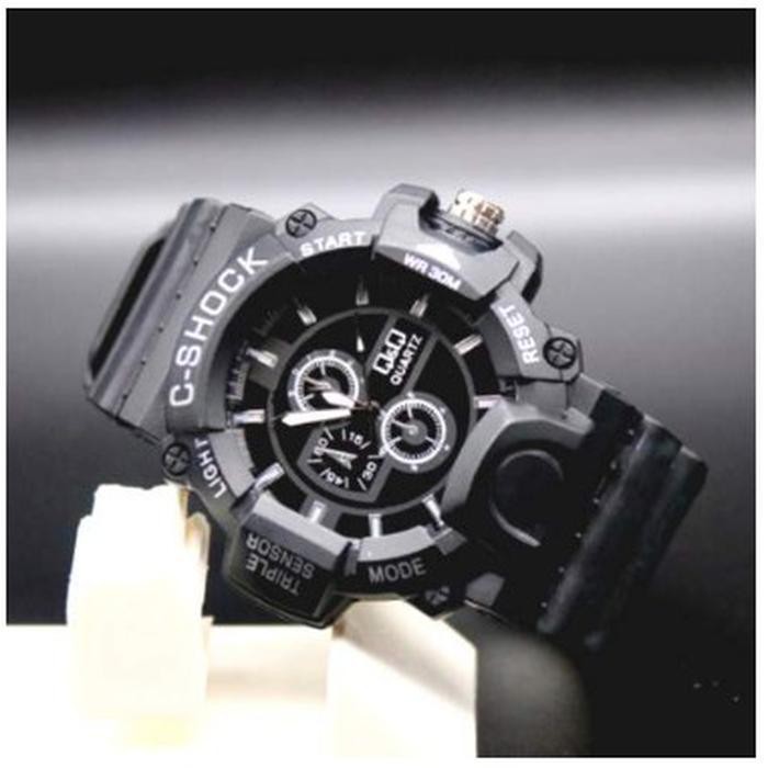 Jual NEW Jam tangan pria analog J-Q08 - No 2 TRENDY Bergaransi