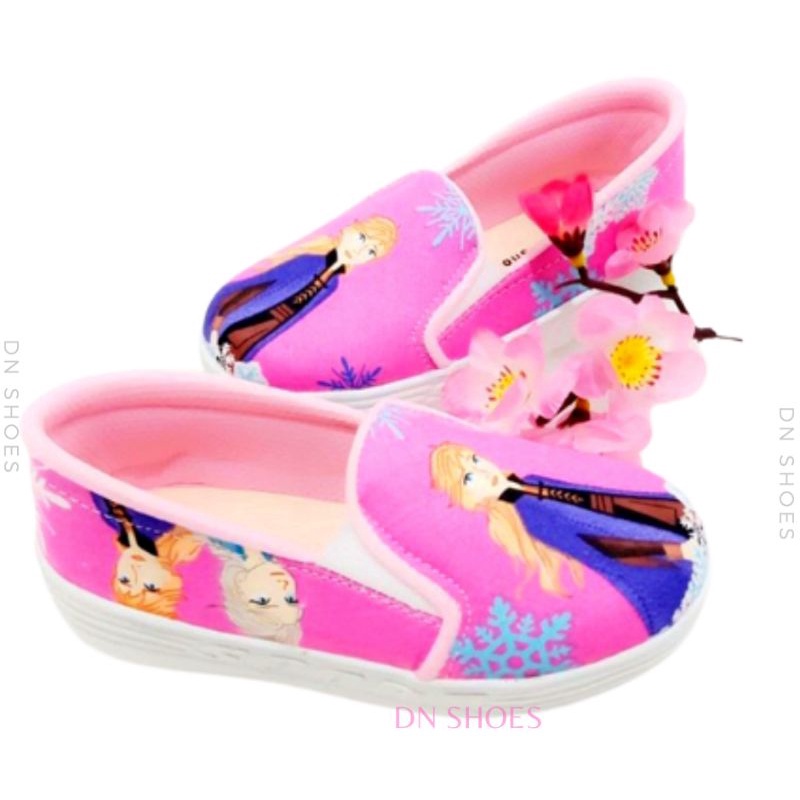 Sepatu Anak Perempuan Karakter Elsa Frzn Pink