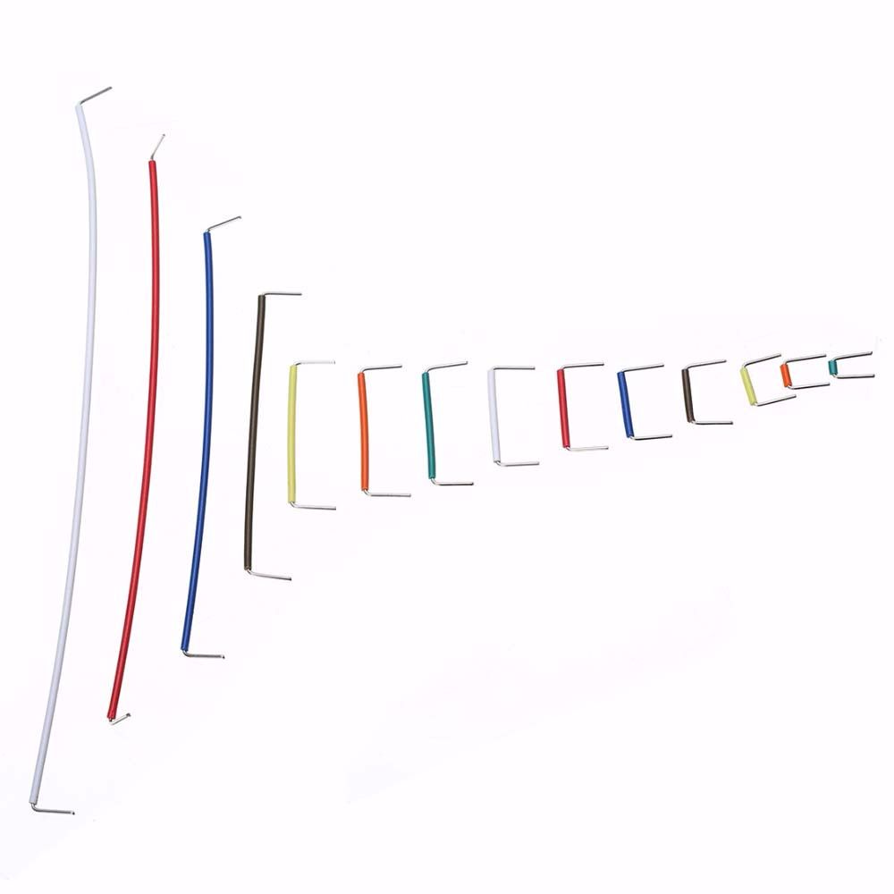 Rebuy 840pcs / Set Kabel Jumper Breadboard Solderless Bentuk U Panjang 14 Untuk Perisai Listrik Diy