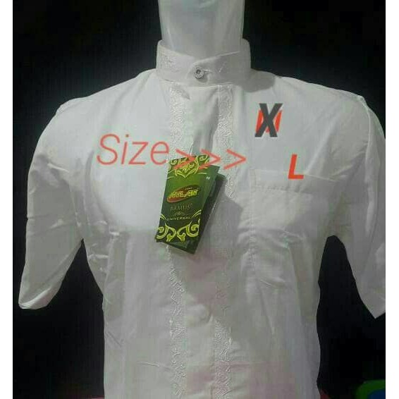 Baju koko Atlas Lengan pendek