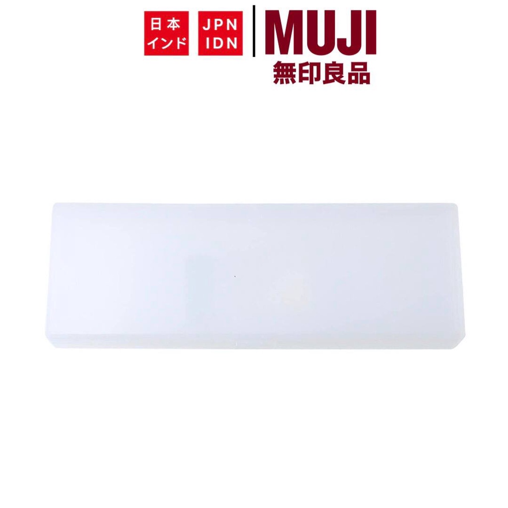 

[Pre Order ] MUJI Polypropylene pencil / pen case | tempat pencil