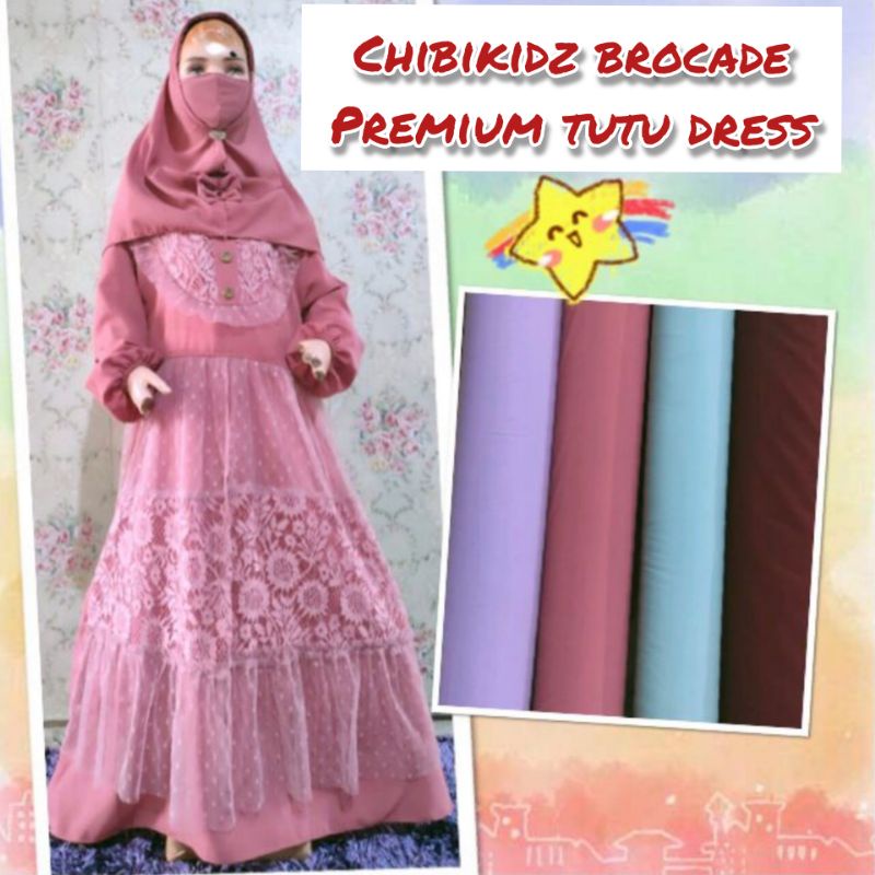 GAMIS TUTU PREMIUM SET / CHIBIKIDZ GAMIS TUTU