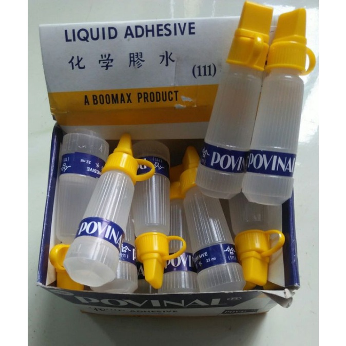 

Povinal Liquid Adhesive 111 / Lem Povinal 111 22ml Lem cair ( satuan )