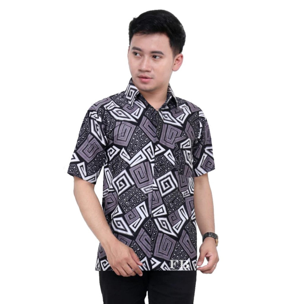 New Arrival Distro Batik Pria Bordir Sogan Hrb026 Batikaf Notoarto Batik Ipnu-ippnu Hem Pria Bel