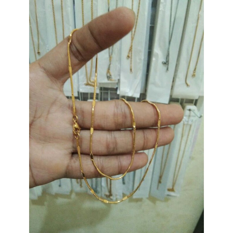 KALUNG TITANIUM MODEL BULAT CEPPEK PRIA-WANITA