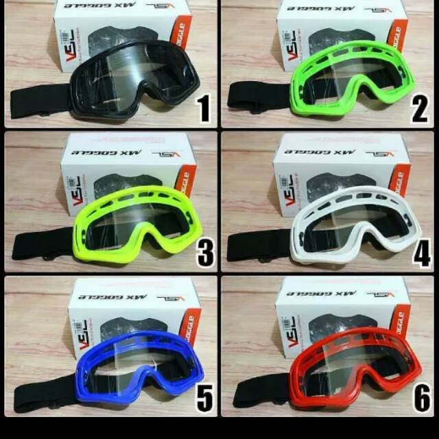Kacamata cross gogle cross vsl polosan murah