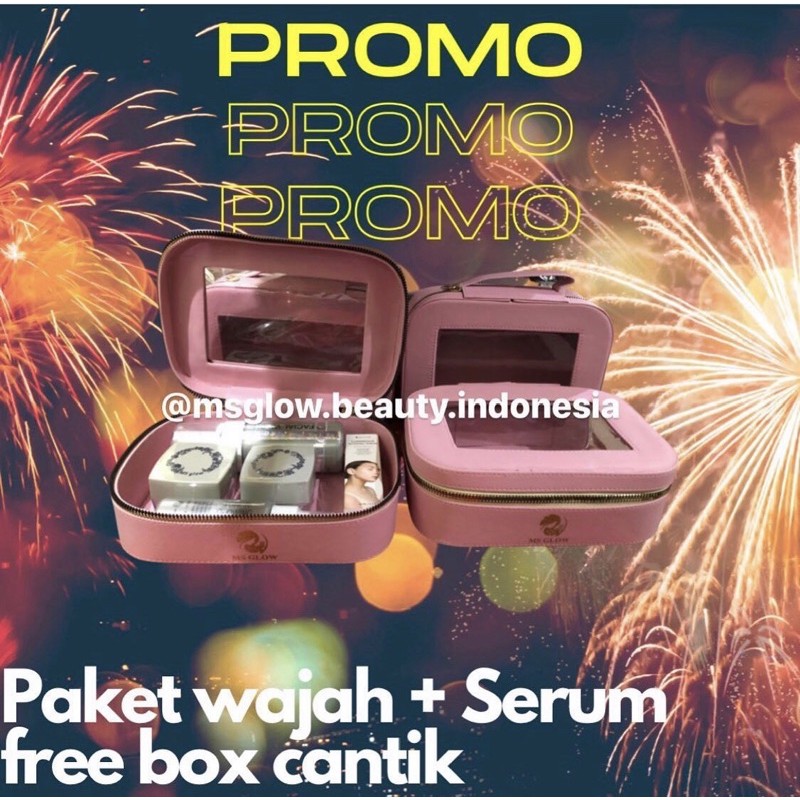 ms glow - (ori) paket wajah free box