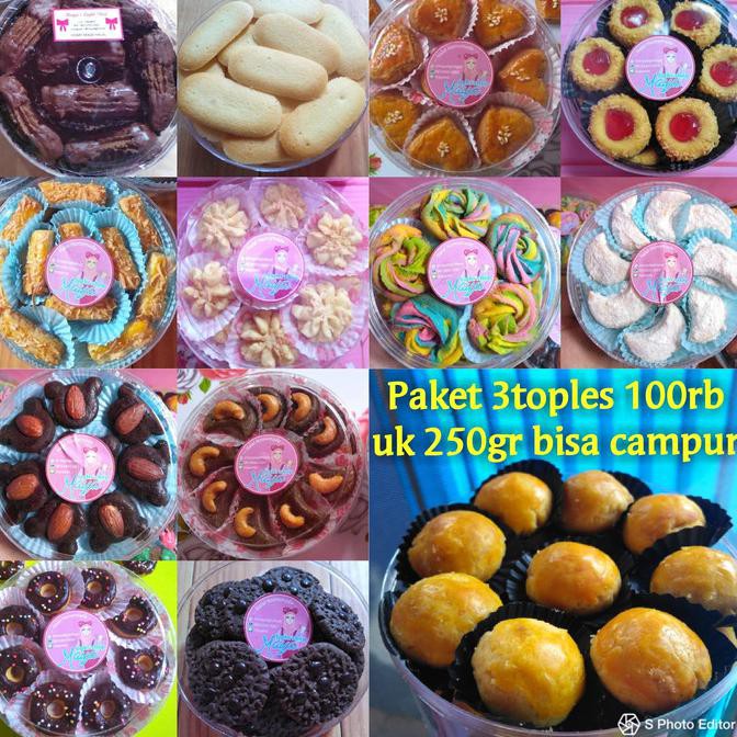 

Paket Promo Sale Kuker Kue Kering Lebaran 100Rb 3Toples Murah