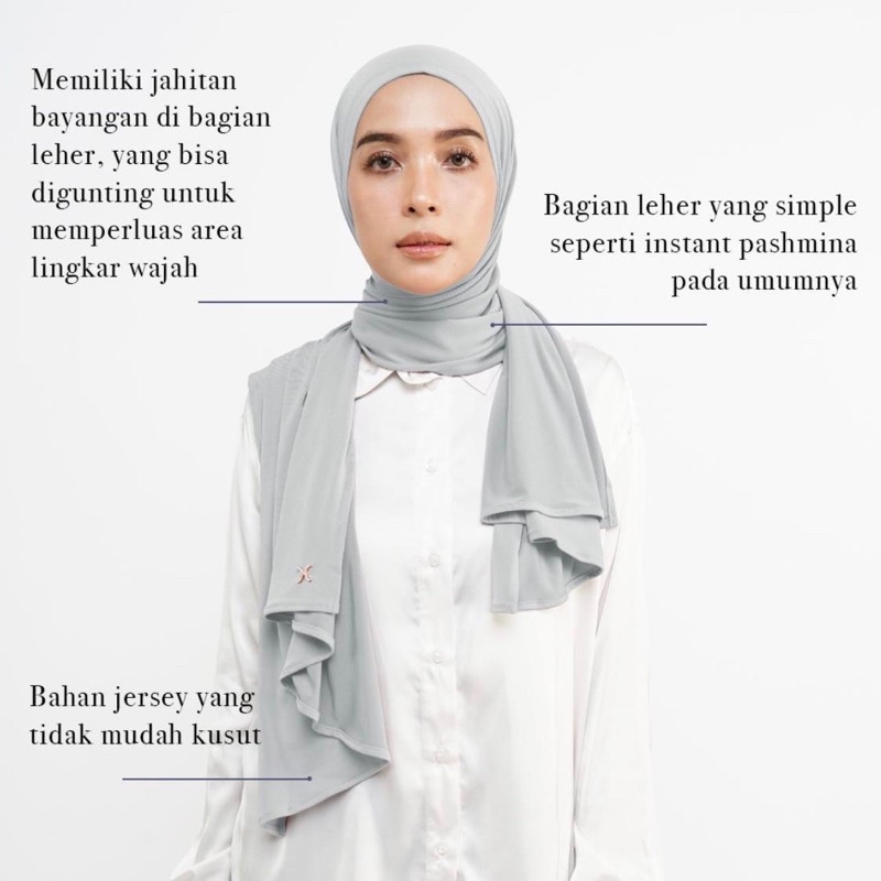 Hameeda - Jemma Instant Pashmina | Jersey-1