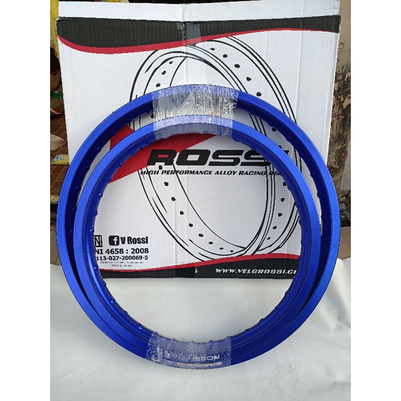 Velg Rossi 18 21 Biru - Pelek Vleg Velg Ring 18 21 Biru - Velg 18 21 Biru Hole 36