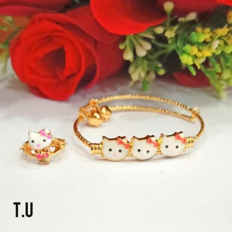 Gelang Anak Free Cincin Karakter kepala 3 varian motif (COD)