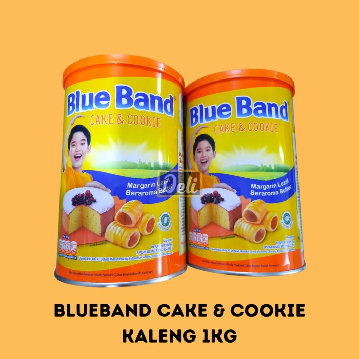 

Blueband Margarin Cake and Cookie 1kg Kaleng