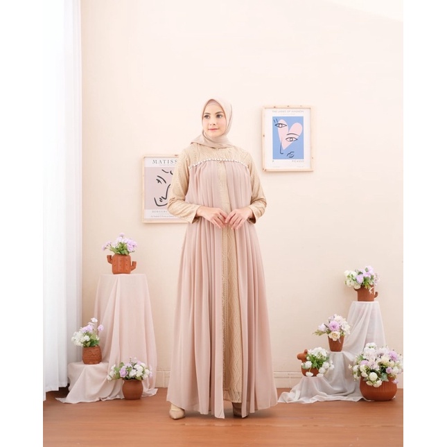 GAMIS TASYA~GAMIS PESTA~GAMIS MODERN~GAMIS BROKAT TILLE~GAMIS SABRINA~GAMIS MEWAH~GAMIS TERBARU~GAMIS SERAGAMAN TEBARU // Gamis Kebaya Terbaru Mewah