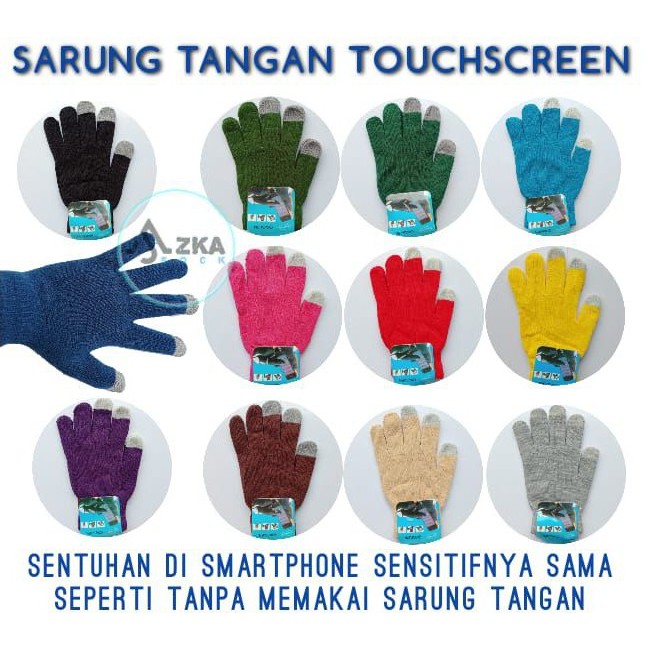 Sarung Tangan Rajut Touch Screen