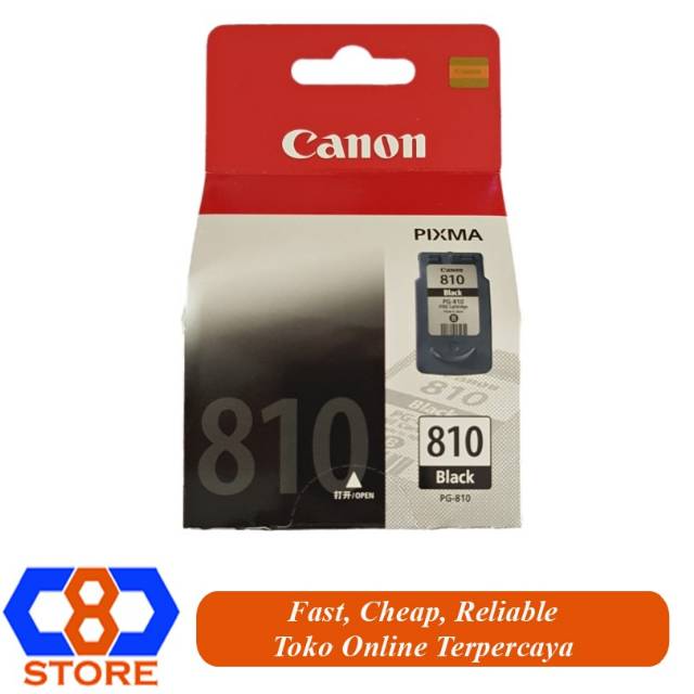 TINTA CATRIGDE CANON PG810 BLACK ORIGINAL GARANSI RESMI DATASCRIPT