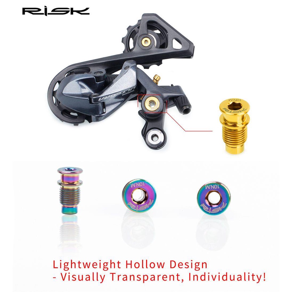 R-FLOWER Baut Titik Putar R8000 UT Praktis Outdoor Rear Derailleur Rotation Shaft Fixed