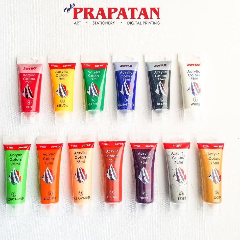 

Diskon QYM89 Titi Joyko Acrylic Paint / Cat Akrilik Titi Joyko 75 ml 95 Ready