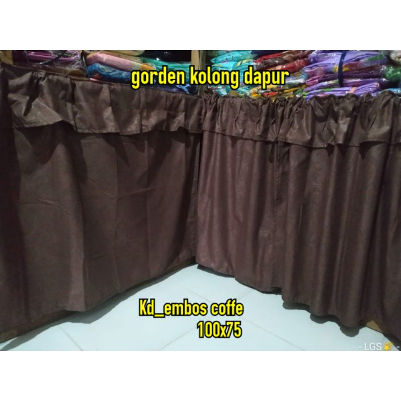 Gorden kolong dapur/ horden kolong