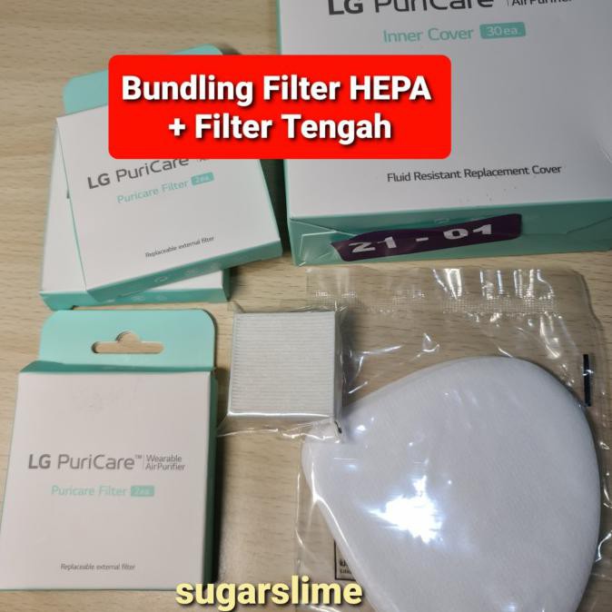 LG Puricare HEPA FILTER Wearable Mask - HEPA+Inner