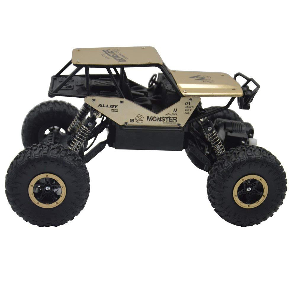 RC Rock Climbing Crawler Monster Alloy 4WD 2.4G PROPO GAS Gold 1:18