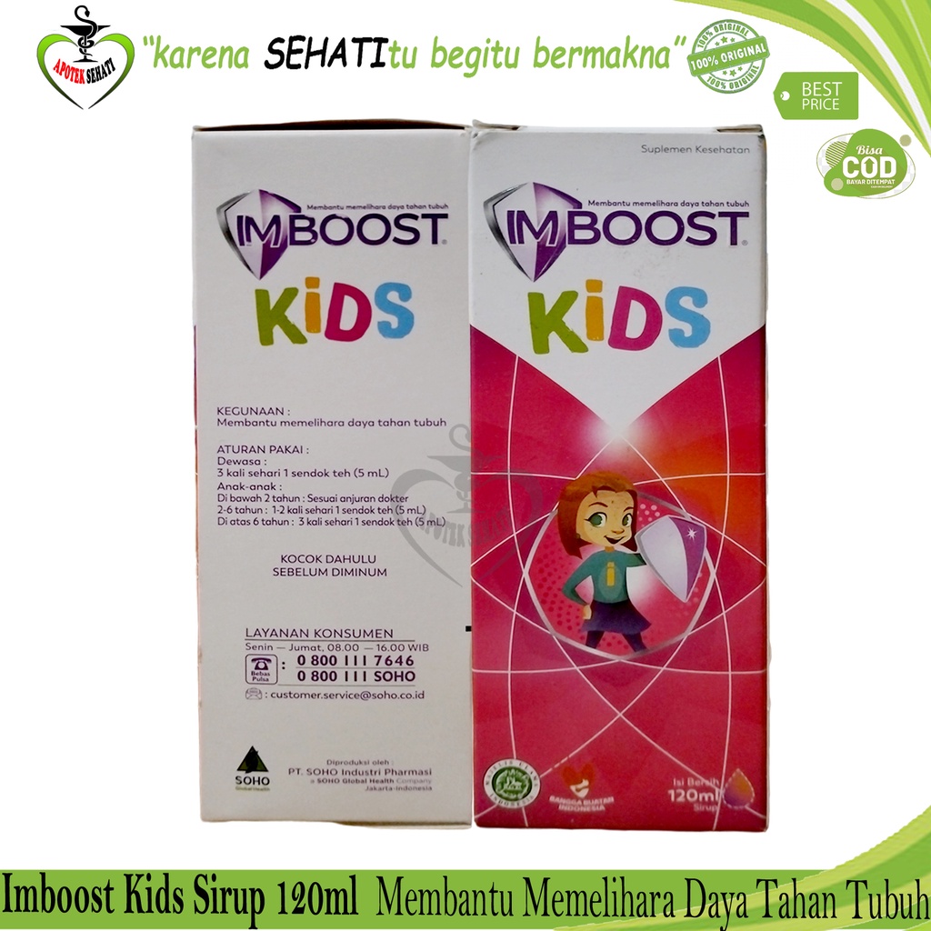 IMBOOST KIDS SYRUP 120ml daya tahan