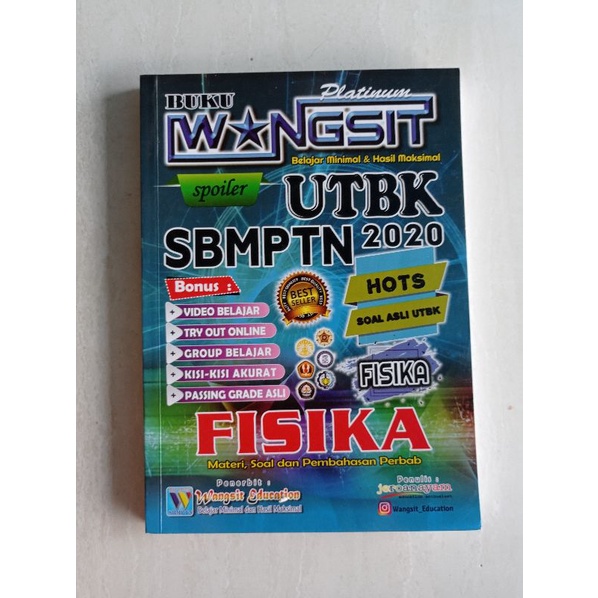 

PRELOVED BUKU WANGSIT PLATINUM FISIKA ORI