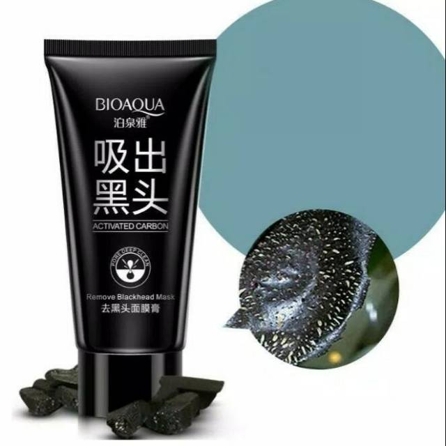BIOAQUA BLACK MASK // MASKER HITAM // MASKER PEEL OFF // MASKER BIOAQUA