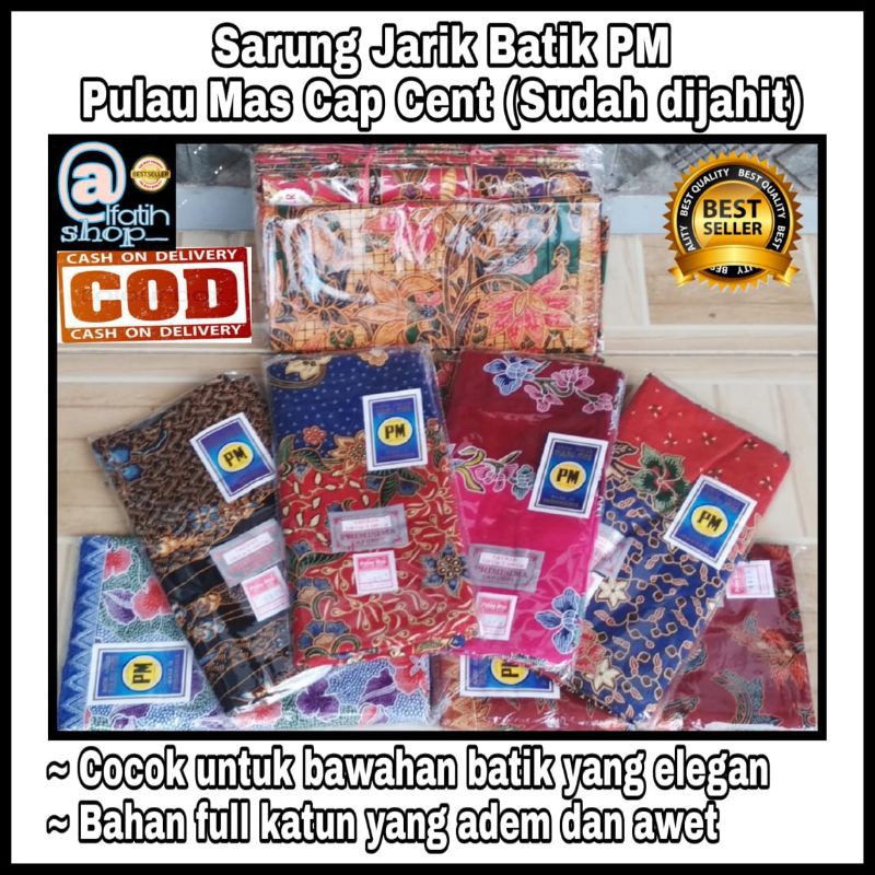Sarung Jarik Batik PM Original (sudah dijahit)
