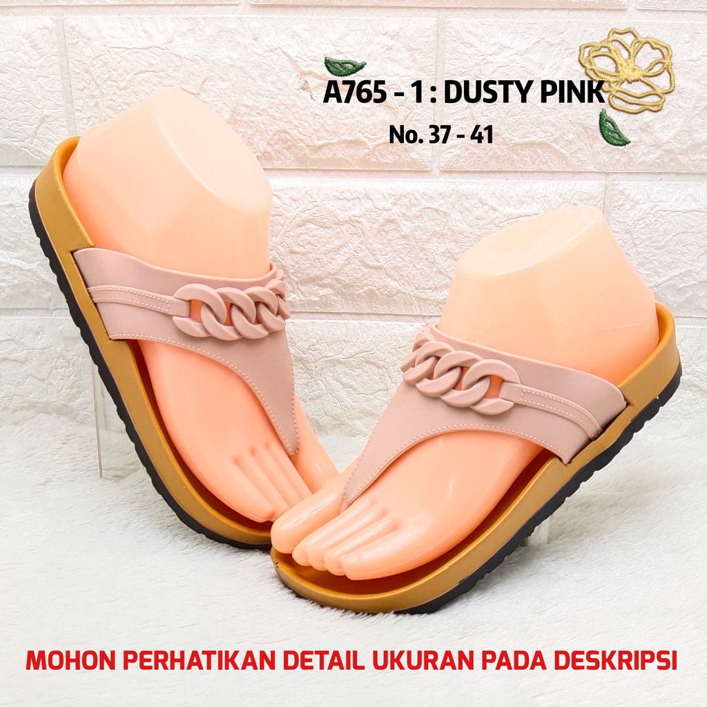 PROMO !! SANDAL JEPIT WANITA VEROTINO KODE A765 - 1 RANTAI WR || SANDAL JEPIT RANTAI SANDAL IMPORT VEROTINO A765  - 1 BEST SELLER
