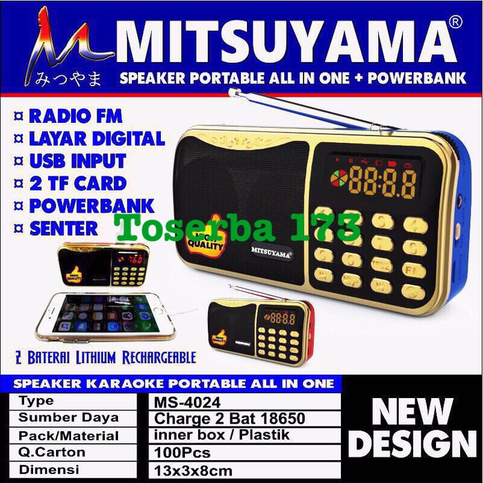 Mitsuyama MS 4024 bisa buat power bank