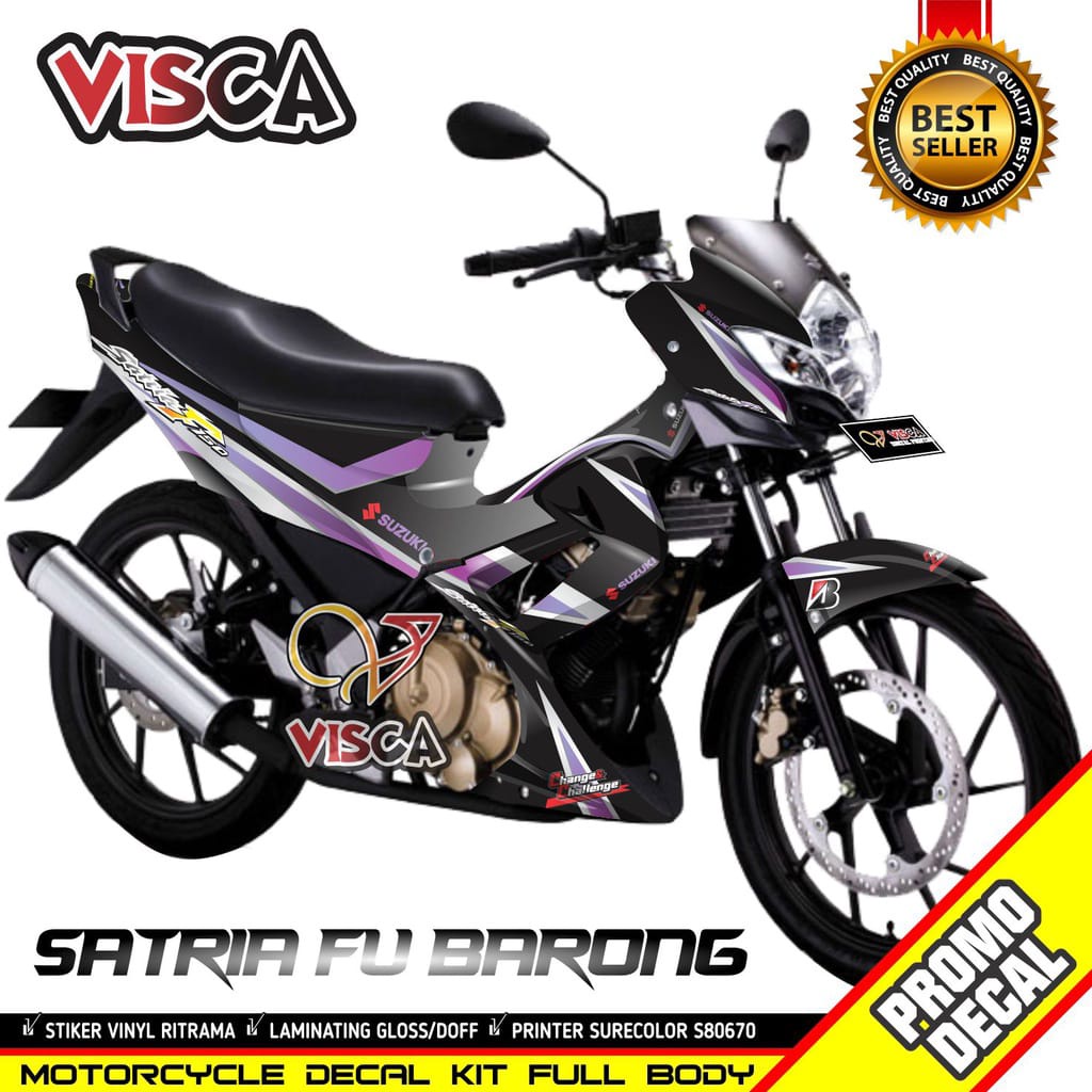 Decal Stiker Satria FU Barong Striping Motor Satria Fu Barong Hayabusa
